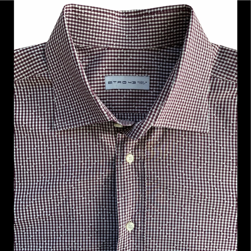 Etro Men’s Size 43 Long Sleeve Shirt - Picture 4 of 10